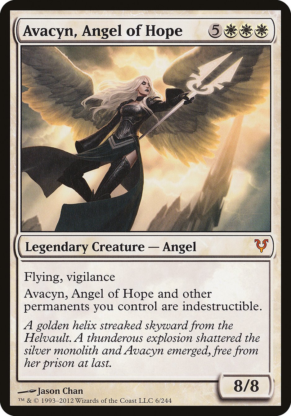 Avacyn, Angel of Hope (Oversized) [Open the Helvault] | Magic Magpie