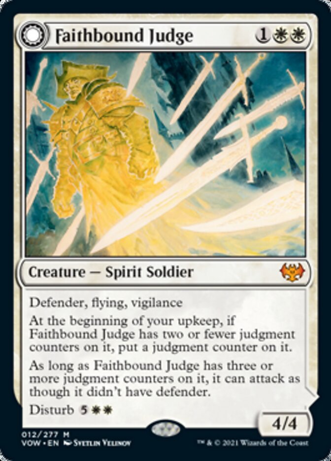 Faithbound Judge // Sinner's Judgment [Innistrad: Crimson Vow] | Magic Magpie