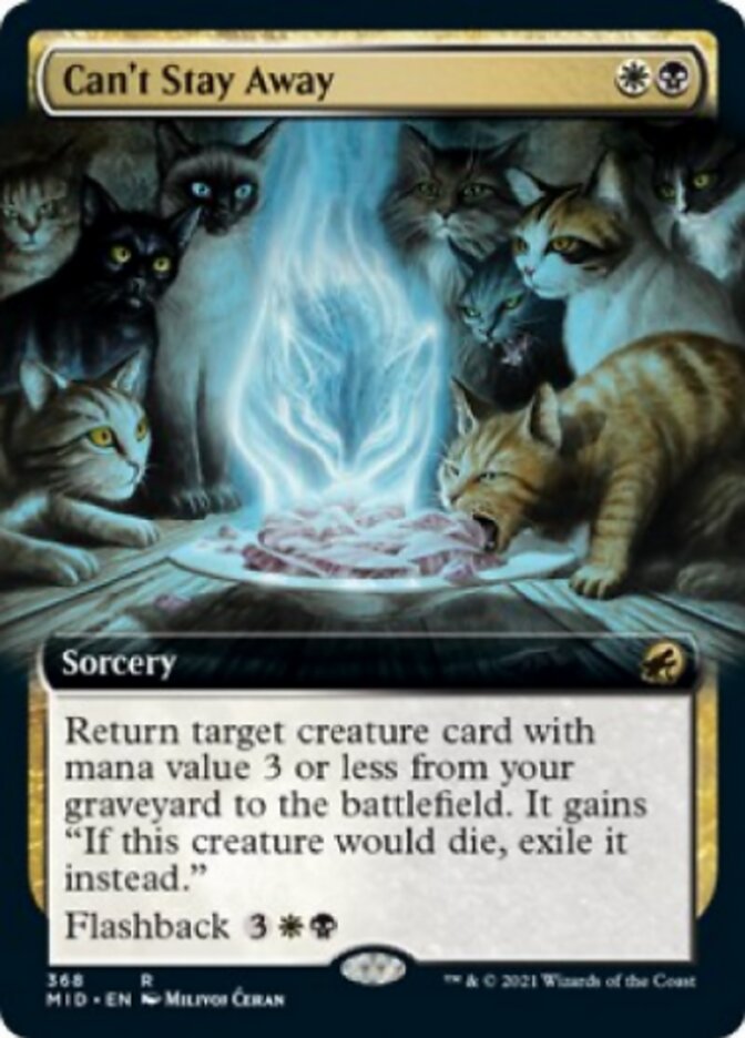mid cards mtg Booster Pack Draft : Innistrad Midnight Hunt (MID) Twenty Sided Tap the chosen permanents you dont control Can't Stay Away (Extended) [Innistrad: