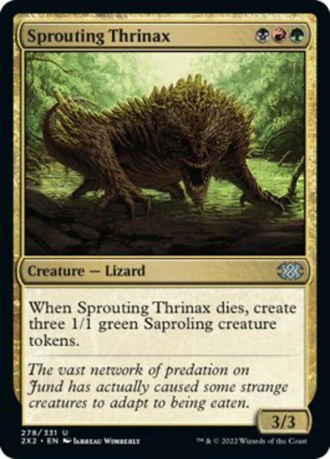Sprouting Thrinax [Double Masters 2022] | Magic Magpie