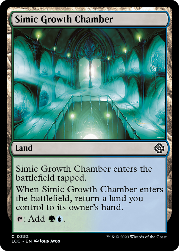 Simic Growth Chamber [The Lost Caverns of Ixalan Commander] | Magic Magpie