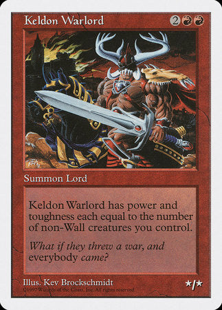 Keldon Warlord [Fifth Edition] | Magic Magpie