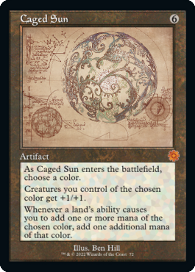 Caged Sun (Retro Schematic) [The Brothers' War Retro Artifacts] | Magic Magpie