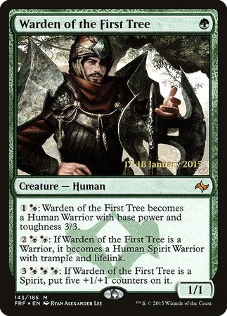 Warden of the First Tree [Fate Reforged Promos] | Magic Magpie