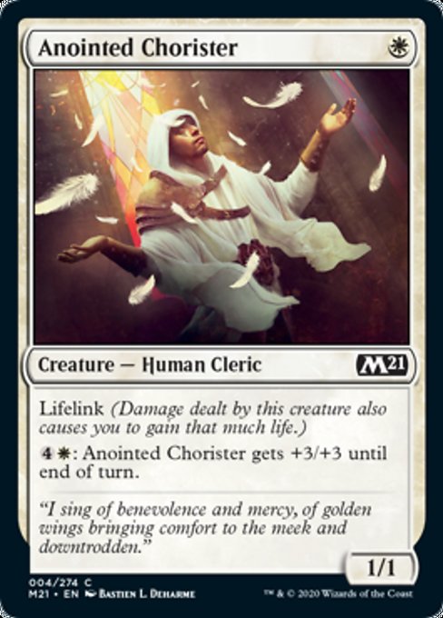 Anointed Chorister [Core Set 2021] | Magic Magpie