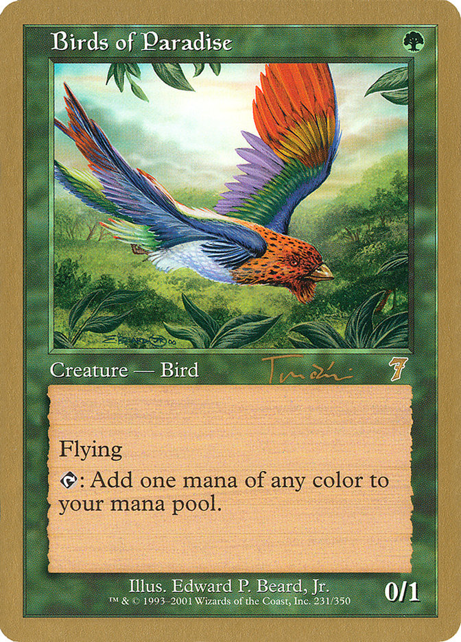 Birds of Paradise (Jan Tomcani) [World Championship Decks 2001] | Magic Magpie