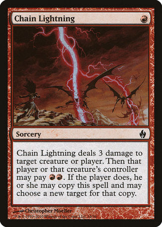 Chain Lightning [Premium Deck Series: Fire and Lightning] | Magic Magpie