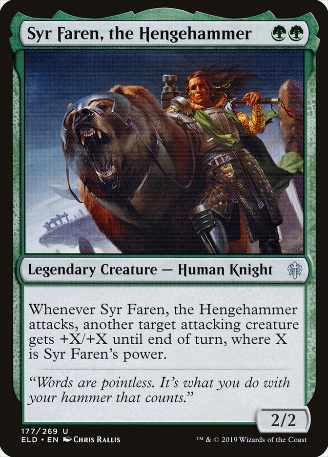 Syr Faren, the Hengehammer [Throne of Eldraine] | Magic Magpie