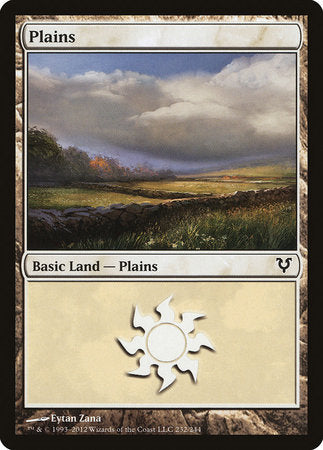 Plains (232) [Avacyn Restored] | Magic Magpie