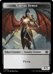 Gnome // Vampire Demon Double-Sided Token [The Lost Caverns of Ixalan Tokens] | Magic Magpie