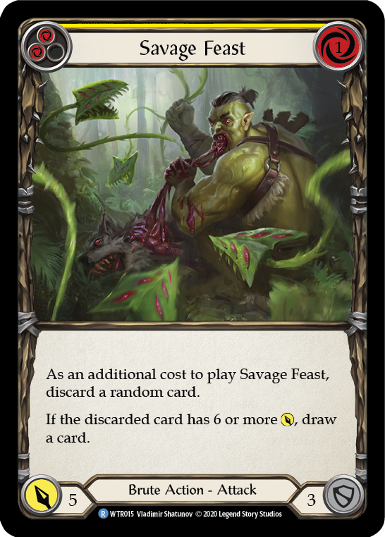 Savage Feast (Yellow) [U-WTR015] Unlimited Normal | Magic Magpie