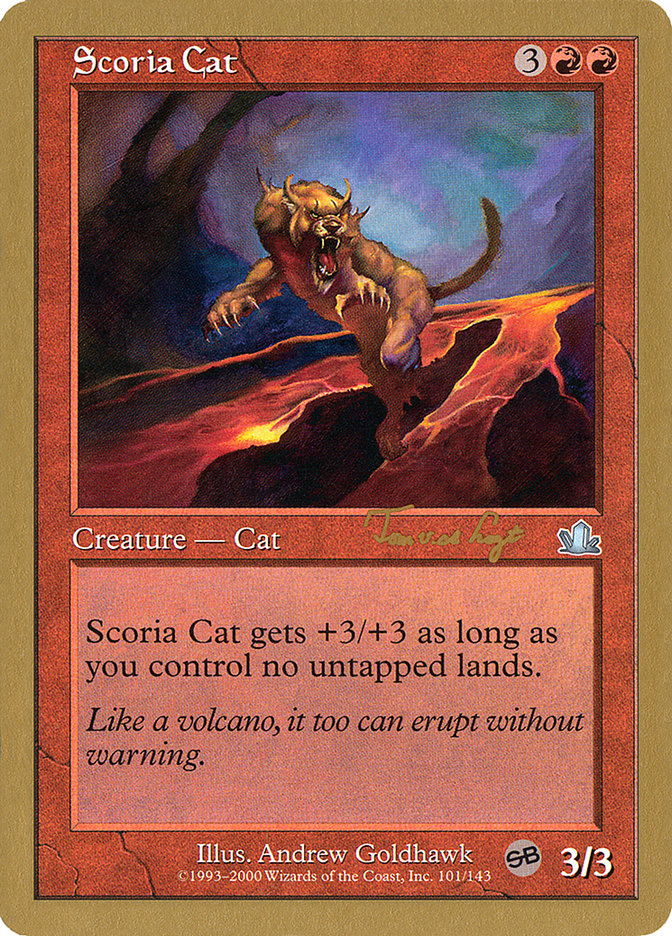 Scoria Cat (Tom van de Logt) (SB) [World Championship Decks 2001] | Magic Magpie