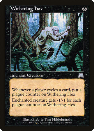 Withering Hex [Onslaught] | Magic Magpie