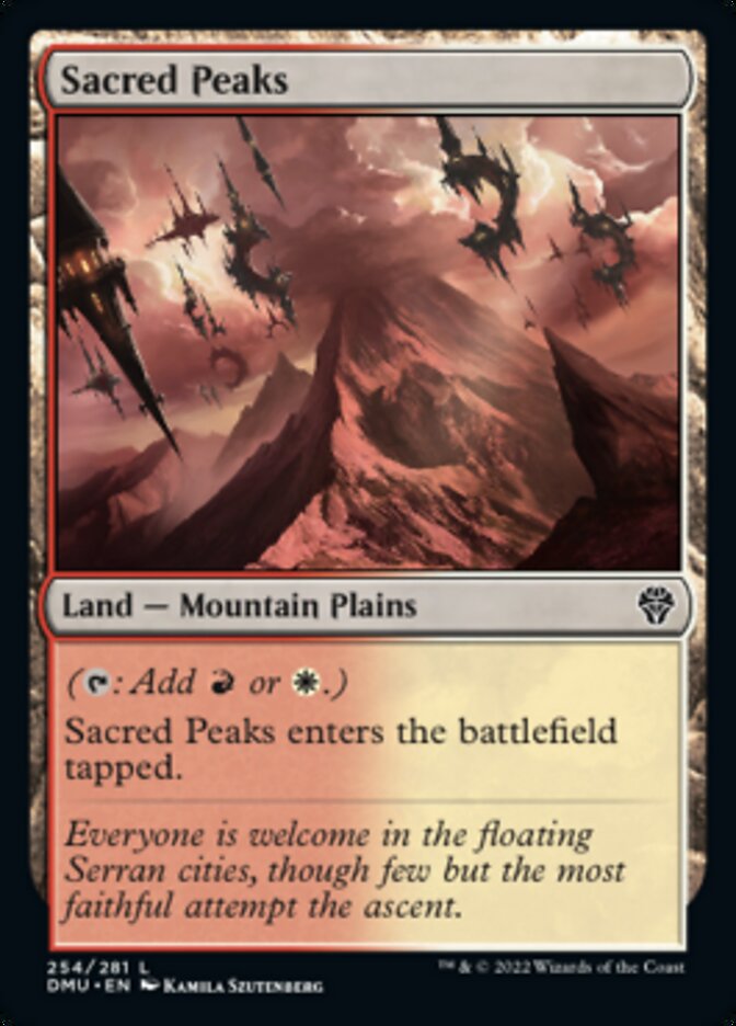 Sacred Peaks [Dominaria United] | Magic Magpie