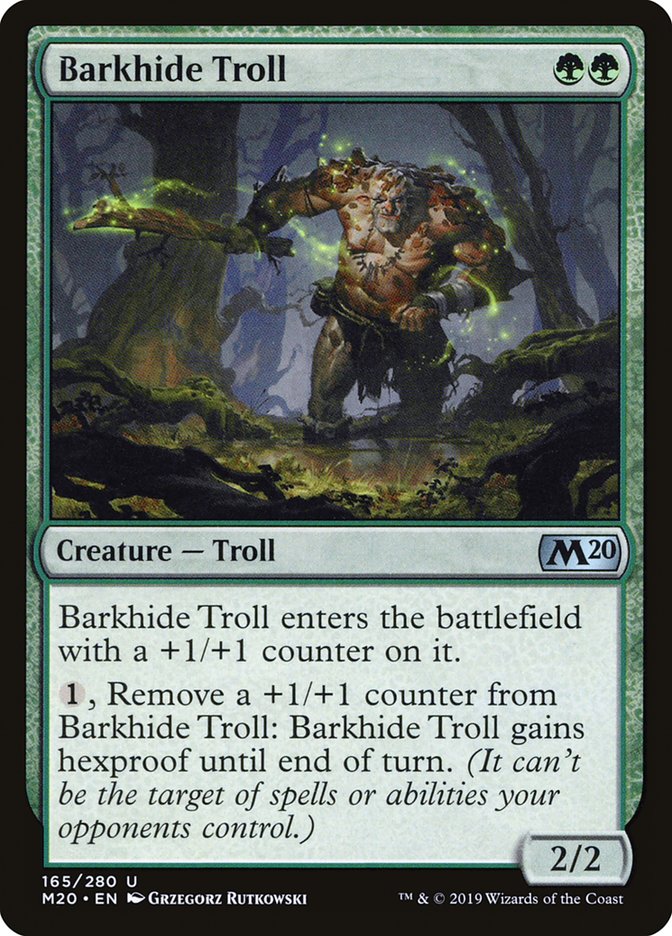 Barkhide Troll [Core Set 2020] | Magic Magpie