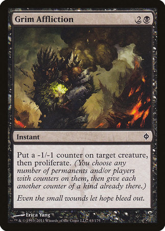 Grim Affliction [New Phyrexia] | Magic Magpie