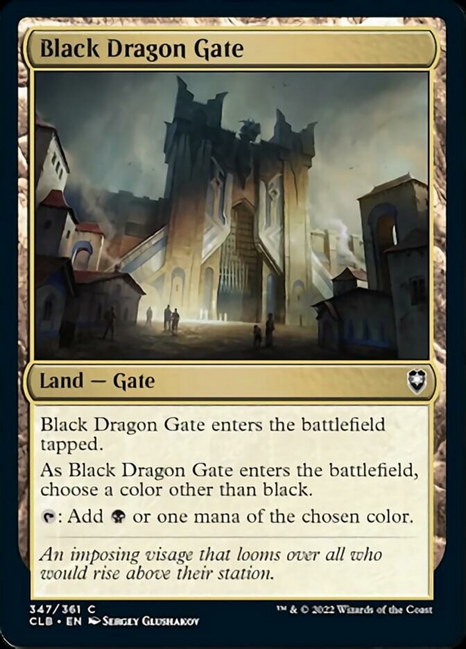 Black Dragon Gate [Commander Legends: Battle for Baldur's Gate] | Magic Magpie