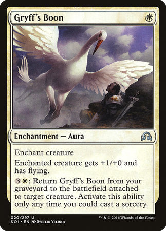 Gryff's Boon [Shadows over Innistrad] | Magic Magpie