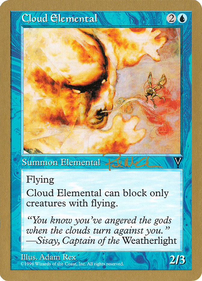 Cloud Elemental (Paul McCabe) [World Championship Decks 1997] | Magic Magpie