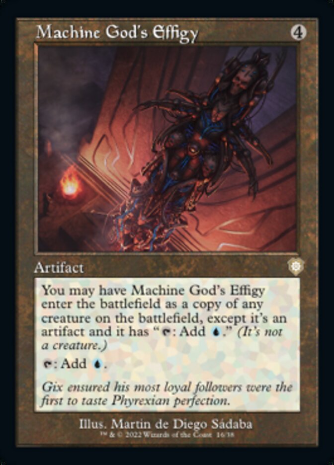 Machine God's Effigy (Retro) [The Brothers' War Commander] | Magic Magpie