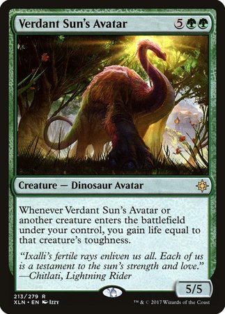 Verdant Sun's Avatar [Ixalan] | Magic Magpie