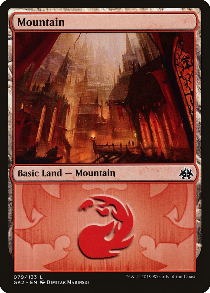 Mountain (79) [Ravnica Allegiance Guild Kit] | Magic Magpie