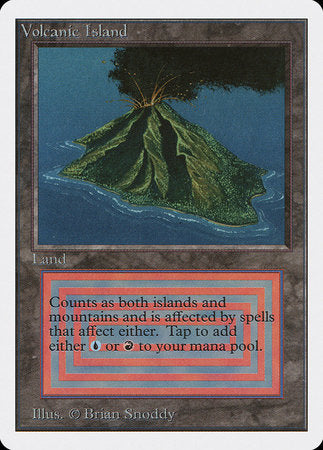 Volcanic Island [Unlimited Edition] | Magic Magpie