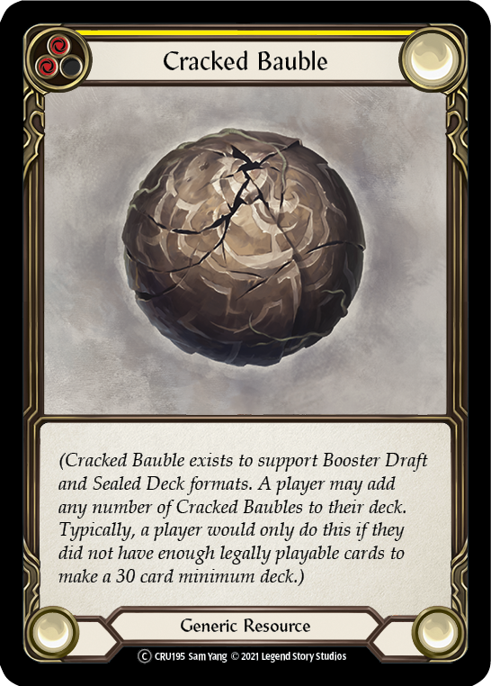 Cracked Bauble (Rainbow Foil) [U-CRU195-RF] Unlimited Rainbow Foil | Magic Magpie