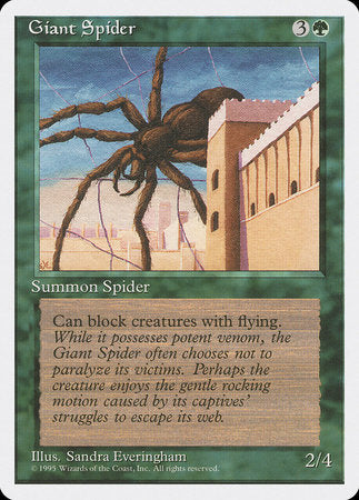 Giant Spider [Fourth Edition] | Magic Magpie