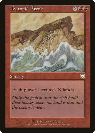 Tectonic Break [Mercadian Masques] | Magic Magpie