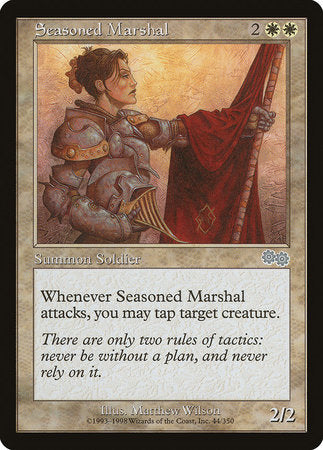 Seasoned Marshal [Urza's Saga] | Magic Magpie