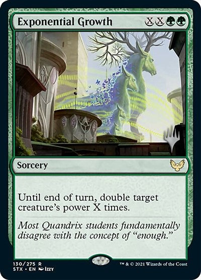 Exponential Growth (Promo Pack) [Strixhaven: School of Mages Promos] | Magic Magpie