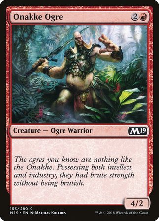 Onakke Ogre [Core Set 2019] | Magic Magpie