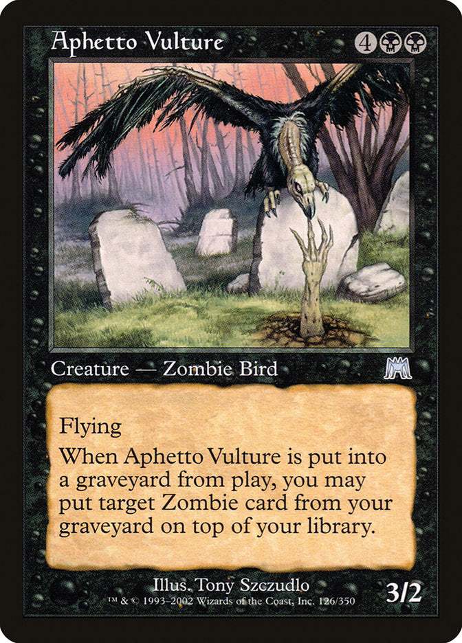 Aphetto Vulture [Onslaught] | Magic Magpie