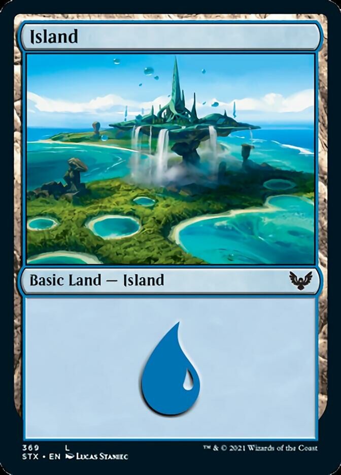 Island (#369) [Strixhaven: School of Mages] | Magic Magpie