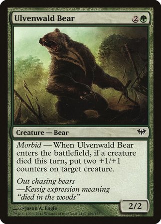 Ulvenwald Bear [Dark Ascension] | Magic Magpie