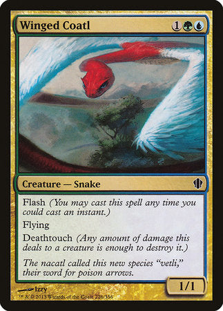 Winged Coatl [Commander 2013] | Magic Magpie