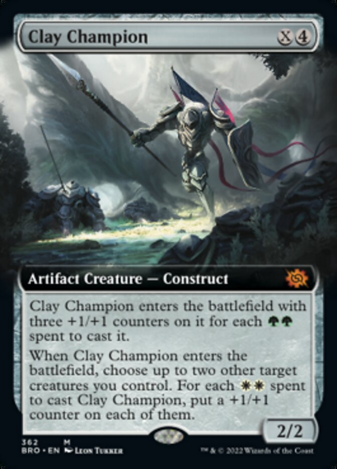 Clay Champion (Extended Art) [The Brothers' War] | Magic Magpie