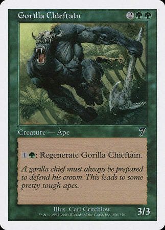 Gorilla Chieftain [Seventh Edition] | Magic Magpie