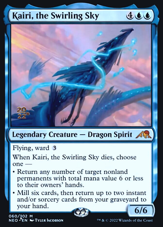 Kairi, the Swirling Sky [Kamigawa: Neon Dynasty Prerelease Promos] | Magic Magpie