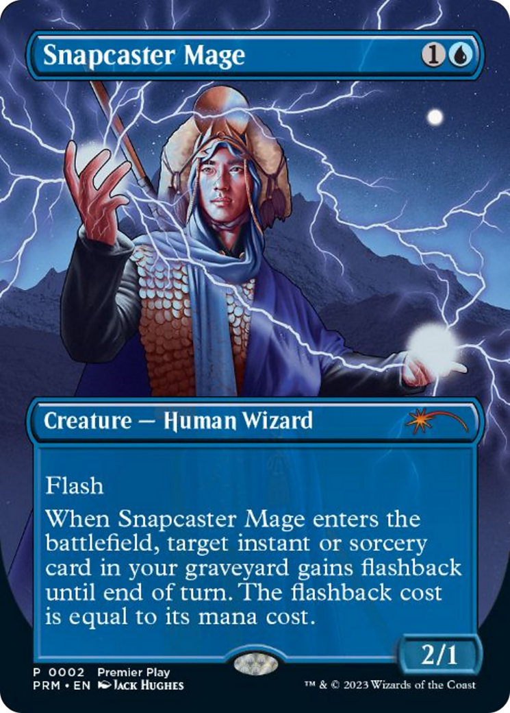 Snapcaster Mage (Borderless Alternate Art) [Regional Championship Qualifiers 2023] | Magic Magpie