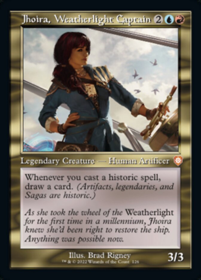 Jhoira, Weatherlight Captain (Retro) [The Brothers' War Commander] | Magic Magpie