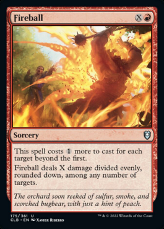 Fireball [Commander Legends: Battle for Baldur's Gate] | Magic Magpie