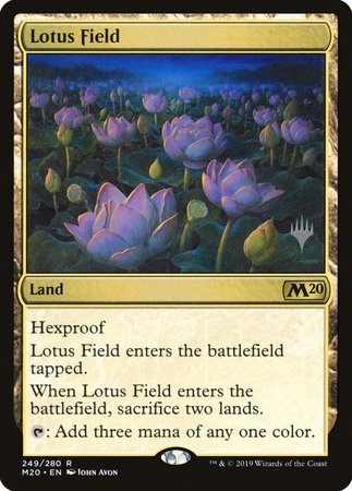 Lotus Field [Core Set 2020 Promos] | Magic Magpie