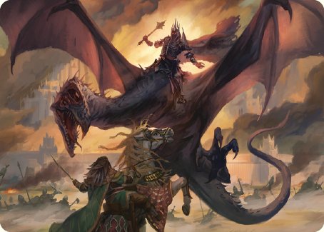 Witch-king, Bringer of Ruin Art Card [The Lord of the Rings: Tales of Middle-earth Art Series] | Magic Magpie