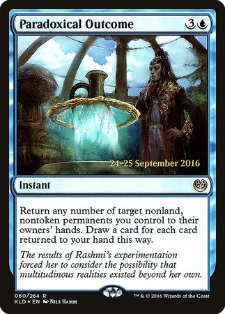 Paradoxical Outcome [Kaladesh Promos] | Magic Magpie