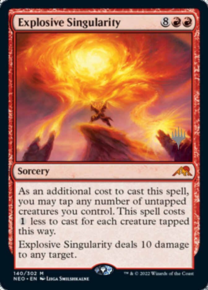 Explosive Singularity (Promo Pack) [Kamigawa: Neon Dynasty Promos] | Magic Magpie