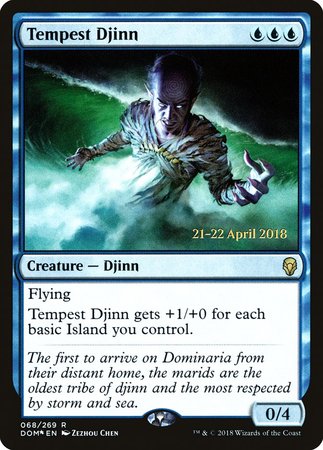 Tempest Djinn [Dominaria Promos] | Magic Magpie