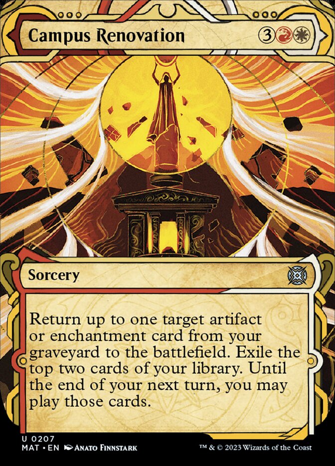 Campus Renovation (Showcase Halo Foil) [March of the Machine: The Aftermath] | Magic Magpie