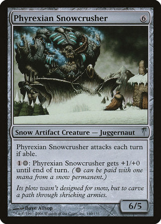 Phyrexian Snowcrusher [Coldsnap] | Magic Magpie